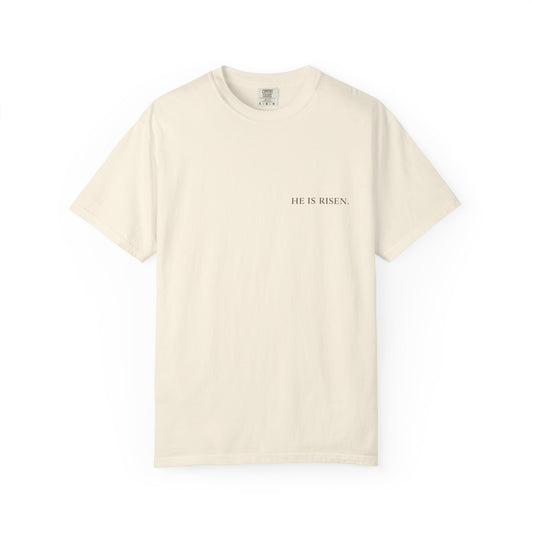 He Is Risen Christian T-Shirt | Vintage Resurrection Graphic Faith Streetwear