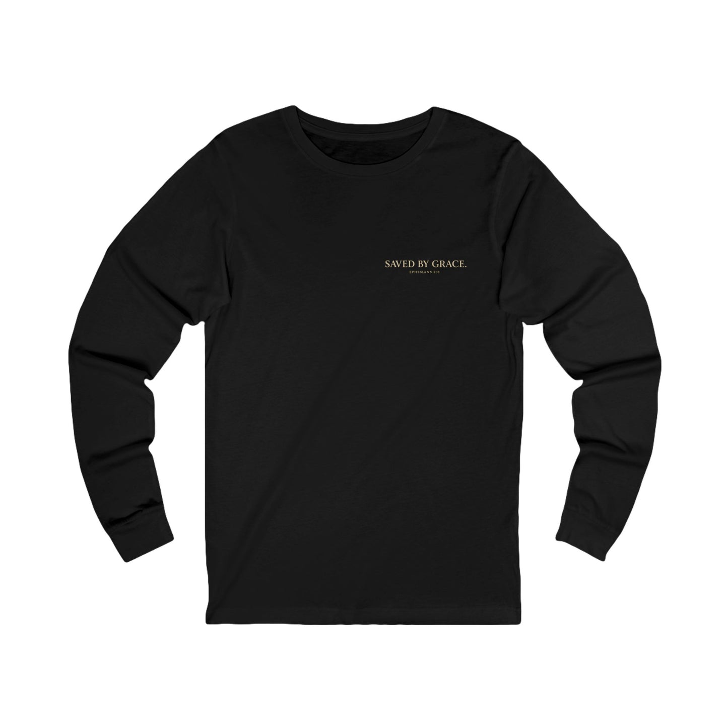 Jesus Saves Long Sleeve Tee | Minimal Faith Streetwear