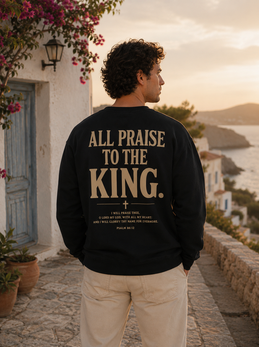 Saved Heavy Blend Crewneck Sweatshirt | Minimal Christian Streetwear