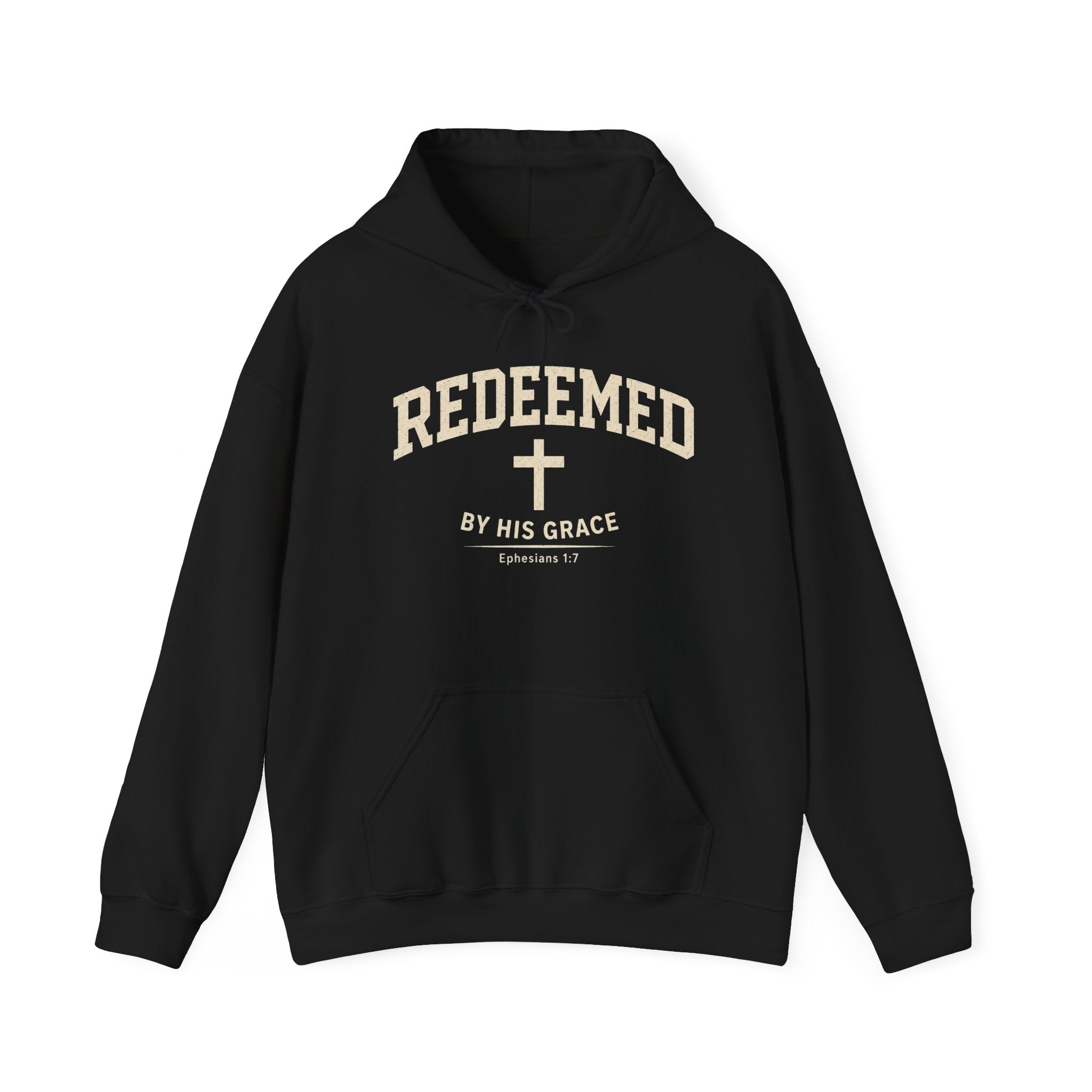 Redeemed Christian Hoodie – Faith Streetwear Hoodie | Ephesians 1:7