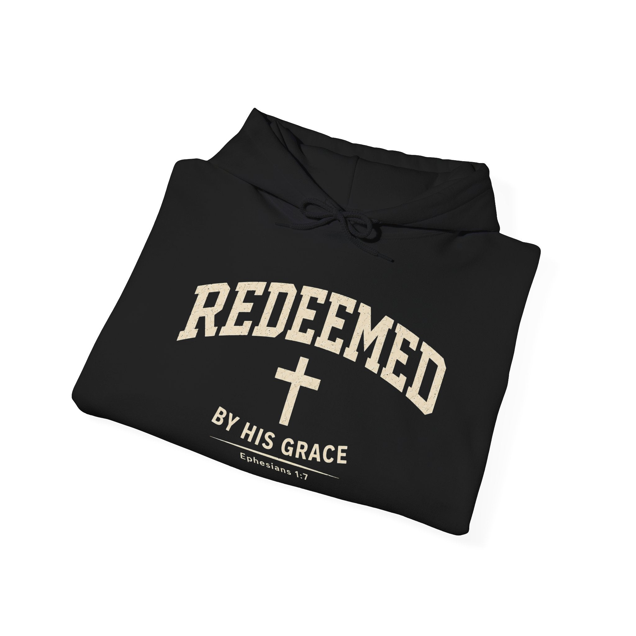 Redeemed Christian Hoodie – Faith Streetwear Hoodie | Ephesians 1:7