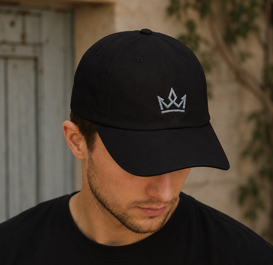KINGDOM Crown Dad Cap | Minimal Christian Streetwear Hat